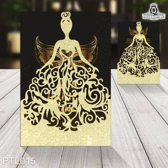 Invitaciones de 15 Años de Máscaras Antifaz PTL015