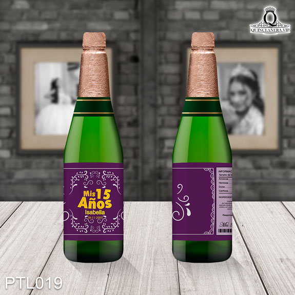 Invitaciones de 15 Años diseño Papel Picado PTL019