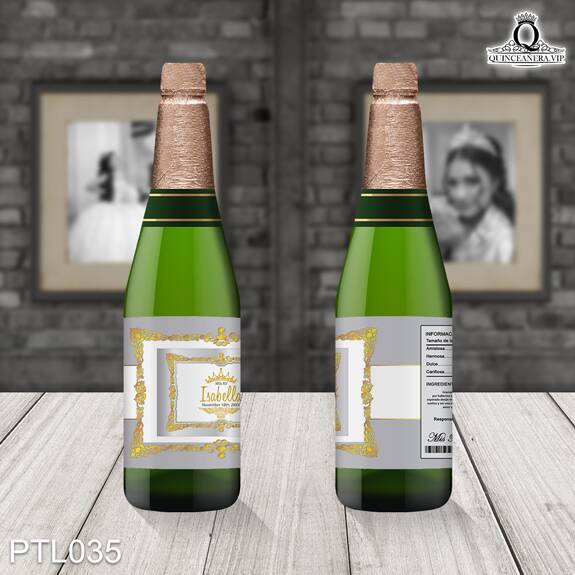 Invitaciones de Quinceañera de Glamuroso Coronas PTL035 - PTL035