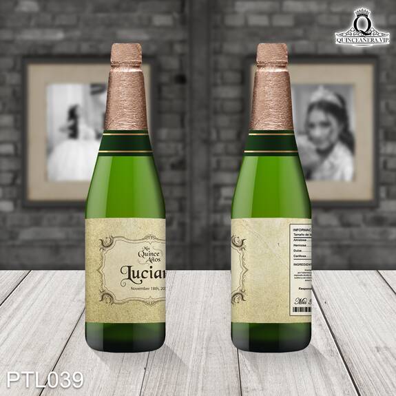 Invitaciones de 15 Años de Vintage Ornamentos PTL039