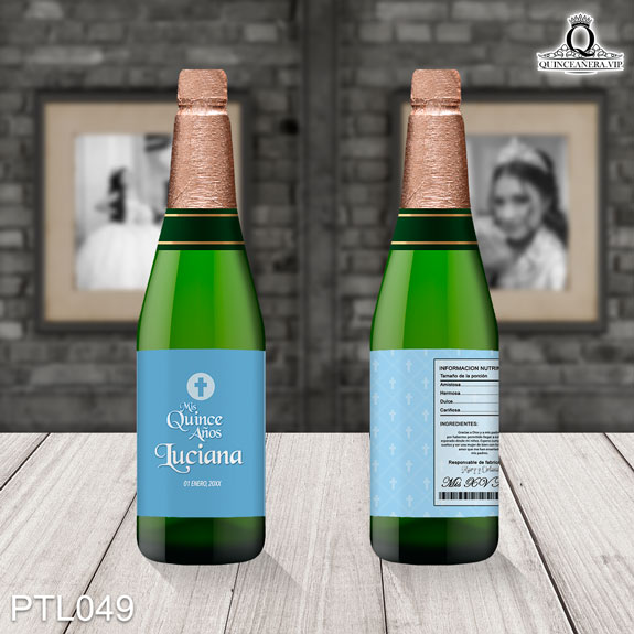 Invitaciones de Quinceañera de Religiosa Cruz PTL049 - PTL049