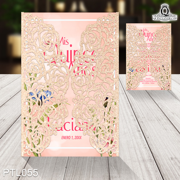 Invitaciones de 15 Años de Primavera Jazmin PTL055