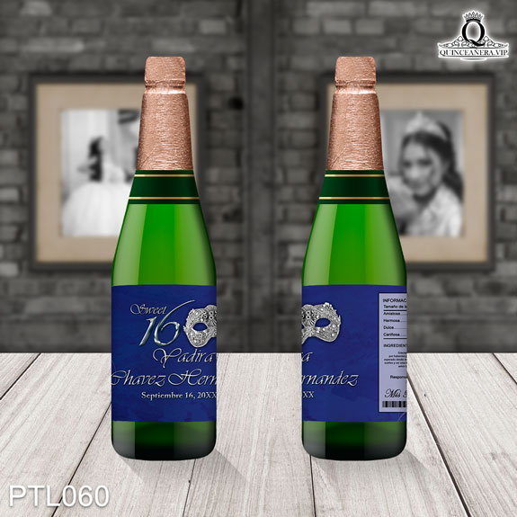 Invitaciones de 15 Años de Antifaz Garigoles PTL060