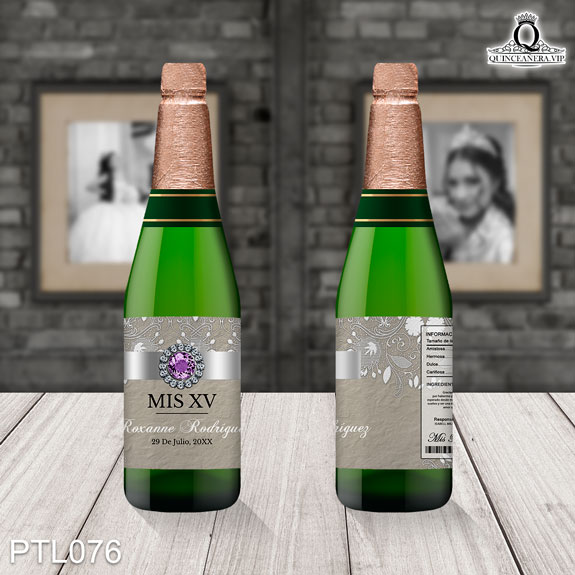 Invitaciones de Quinceañera de mariposas Diamantes PTL076 - PTL076