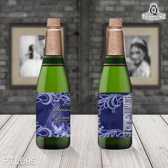 Invitaciones de Quinceañera de Glamuroso zapatillas PTL095 - PTL095