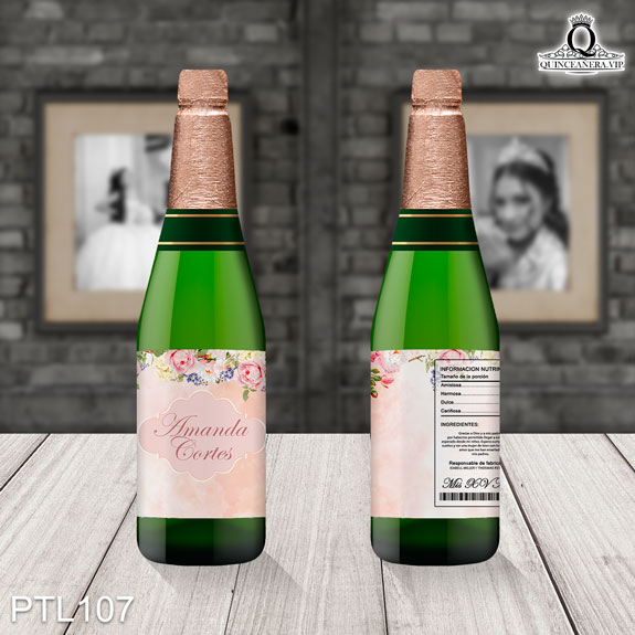 Invitaciones de Flores rosas PTL107