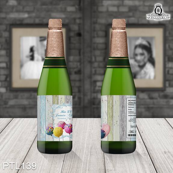 Invitaciones de 15 Años de Dulces madera PTL139