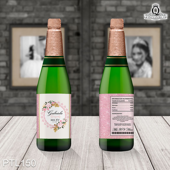 Invitaciones de Quinceañera de Glamuroso rosas PTL150 - PTL150