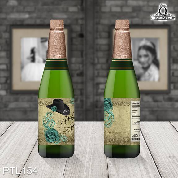 Invitaciones de Quinceañera de Botas Vaqueras Sombrero PTL154 - PTL154