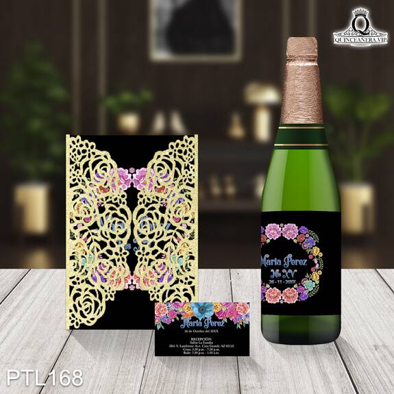 Invitaciones de 15 Años de Colores Fiesta Mexicana PTL168