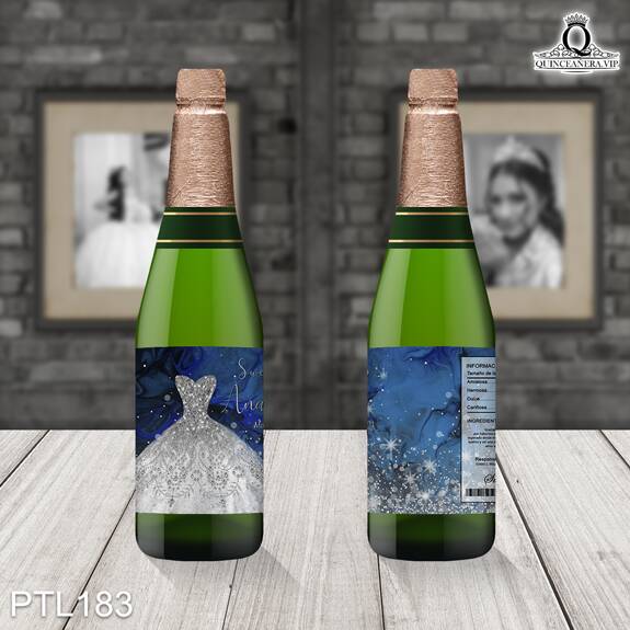 Invitaciones de 15 Años de Vestidos Coronas PTL183