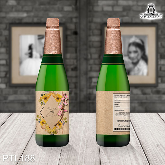 Invitaciones de Quinceañera de Girasoles PTL188 - PTL188