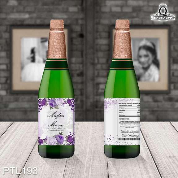 Invitaciones de Quinceañera de Flores poenia PTL193 - PTL193