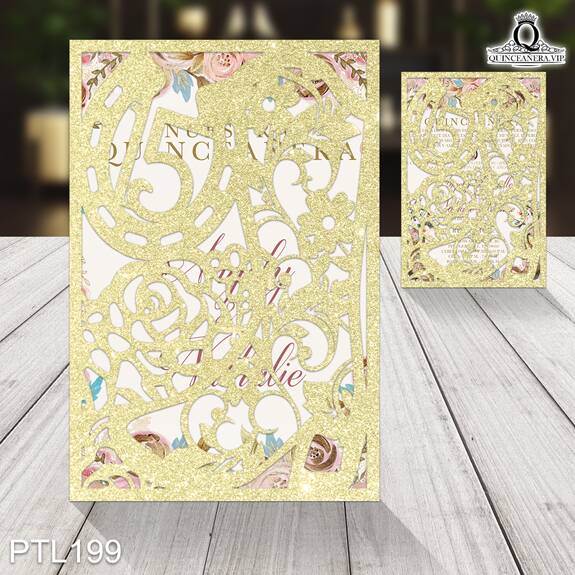 Invitaciones de Quinceañera de Vaquero botas vaqueras PTL199 - PTL199