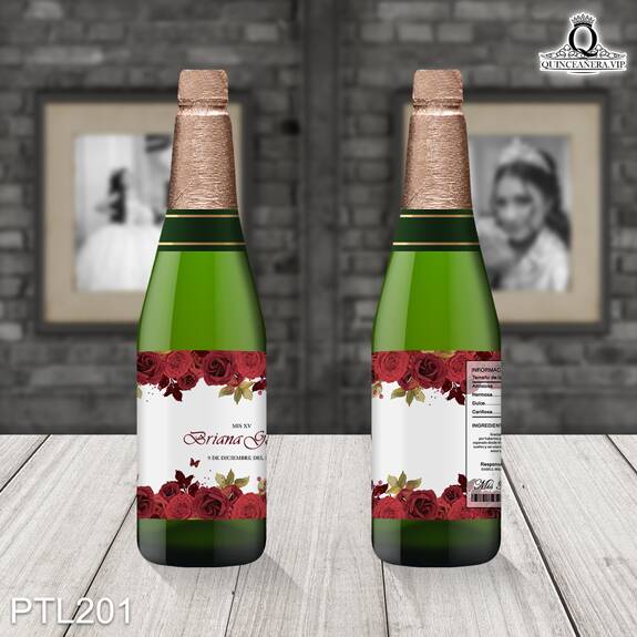 Invitaciones de Quinceañera de Flores mariposas PTL201 - PTL201