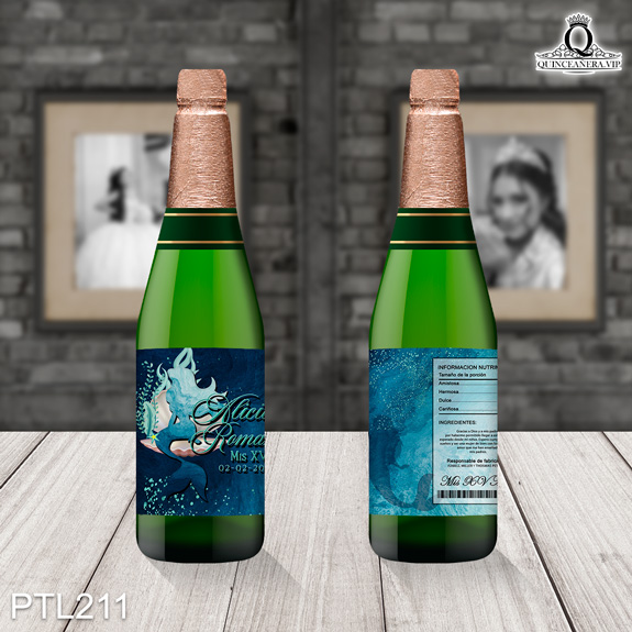 Invitaciones de 15 años de la Princesa Ariel - PTL211