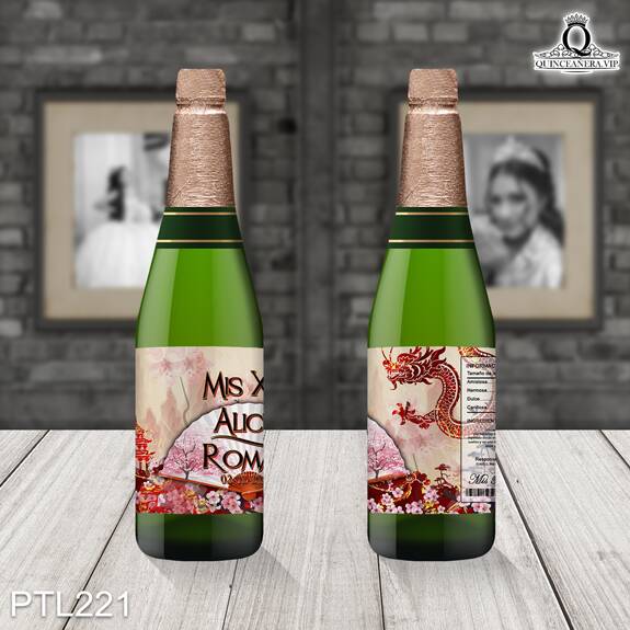 Invitaciones de 15 años de la Princesa Mulán - PTL221