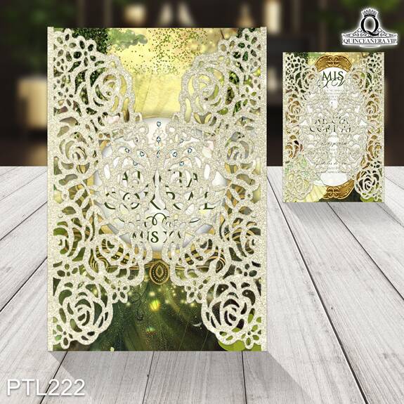 Invitaciones de XV años de la Princesa Tiana - PTL222