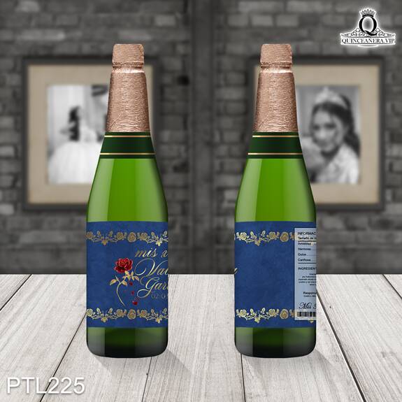 Invitaciones de xv años de Bella con Corona - PTL225