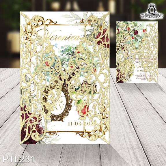 Invitaciones de 15 años de la Princesa Blanca Nieves - PTL231