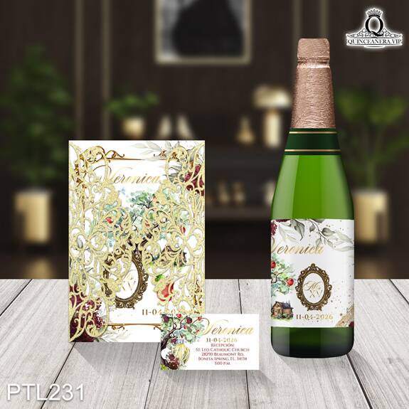 Invitaciones de 15 años de la Princesa Blanca Nieves - PTL231