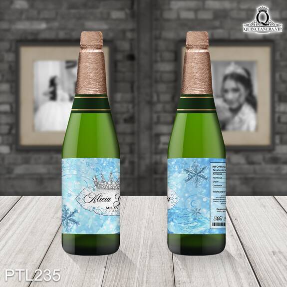 Invitaciones de 15 años de la Princesa Elsa - PTL235