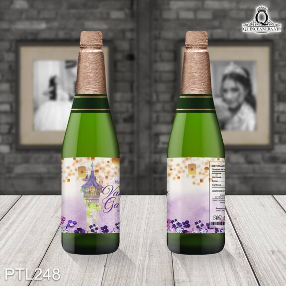 Invitaciones de Quinceañera de Rapunzel de Enredados - PTL248